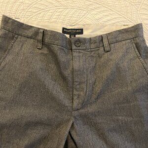 BANANA REPUBLIC MEN'S SZ 34/30 FLAT FRONT COTTON DRESS PANTS